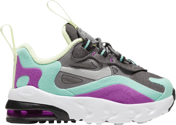 TD 嬰童 Nike Air Max 270 React 灰藍紫 Buy TD 嬰童 Nike Air Max 270 React 灰藍紫