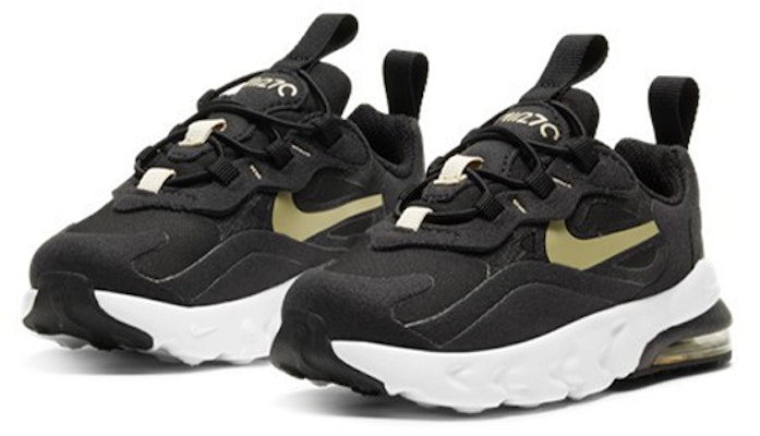 (Toddler) Nike Air Max 270 RT 'Black Gold' CD2654-018 Lookbook (Toddler) Nike Air Max 270 RT 'Black Gold' CD2654-018