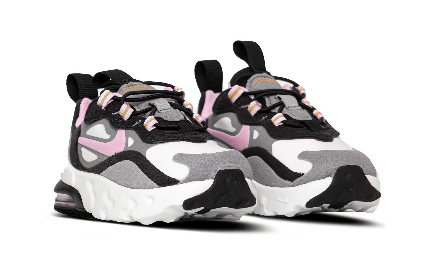 Lookbook 嬰兒 Nike Air Max 270 RT 低筒 跑步鞋 黑粉色