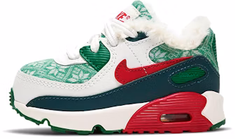 (Toddler) Nike Air Max 90 'Christmas Sweater' DC1623-100 (Toddler) Nike Air Max 90 'Christmas Sweater' DC1623-100