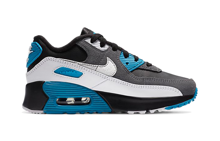 (PS) Nike Air Max 90 Grey/White/Blue 圖 2