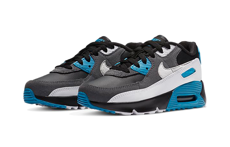 (PS) Nike Air Max 90 Grey/White/Blue 圖 3