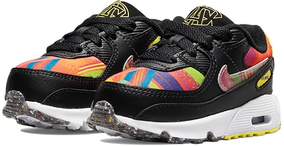 【TD嬰童】Nike Air Max 90 x LHM 低幫復古跑步鞋 黑紅黃 可回收材料 Lookbook 【TD嬰童】Nike Air Max 90 x LHM 低幫復古跑步鞋 黑紅黃 可回收材料