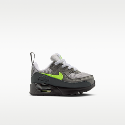 Lookbook (Toddler) Nike Air Max 90 Black/Anthracite/Light Charcoal/Neon Yellow IQ9029-001
