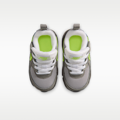 Shop (Toddler) Nike Air Max 90 Black/Anthracite/Light Charcoal/Neon Yellow IQ9029-001