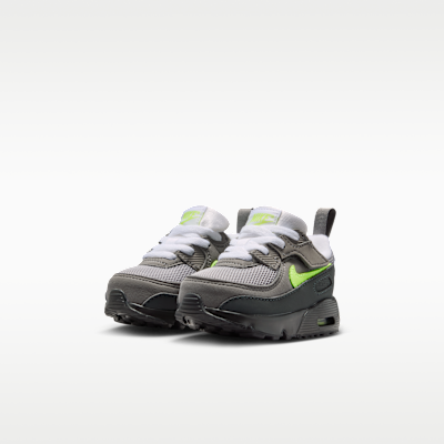Purchase (Toddler) Nike Air Max 90 Black/Anthracite/Light Charcoal/Neon Yellow IQ9029-001