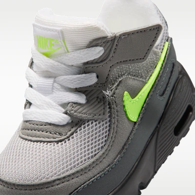 (Toddler) Nike Air Max 90 Black/Anthracite/Light Charcoal/Neon Yellow IQ9029-001 Sizing (Toddler) Nike Air Max 90 Black/Anthracite/Light Charcoal/Neon Yellow IQ9029-001