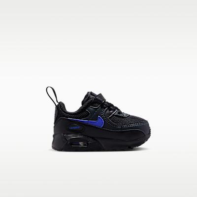 Lookbook (TD) Nike Air Max 90 Zwart/Donker Rookgrijs/Racer Blauw IV7240-008