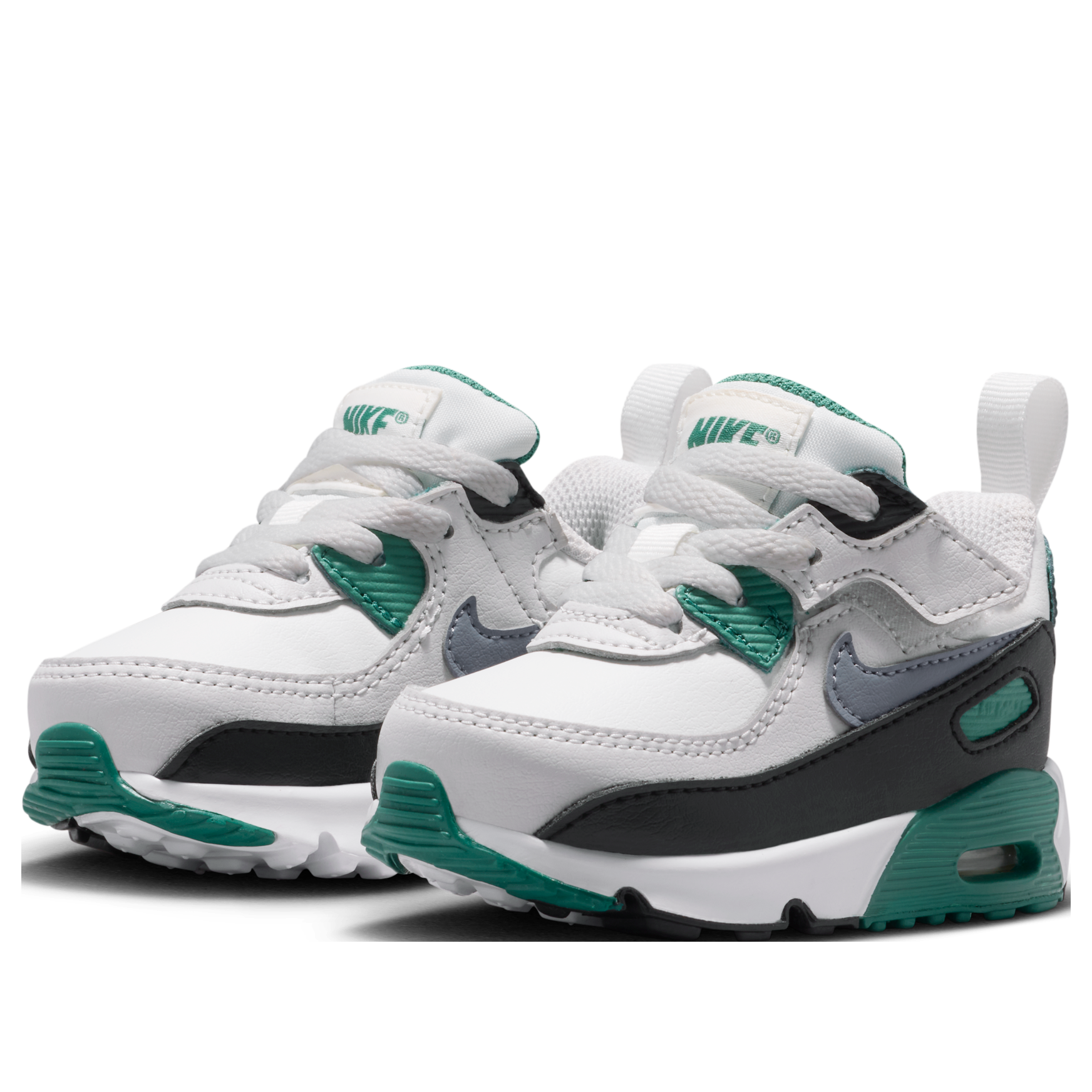 Lookbook (Toddler) Nike Air Max 90 EasyOn 'Evergreen Aura Summit White Vast Grey' IH1418-300