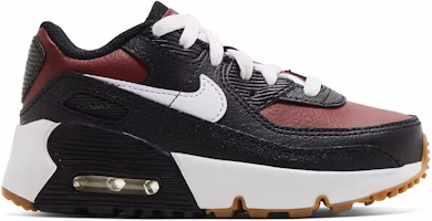 (Toddler) Nike Air Max 90 Leather 'Black Team Red' CD6868-024 (Toddler) Nike Air Max 90 Leather 'Black Team Red' CD6868-024