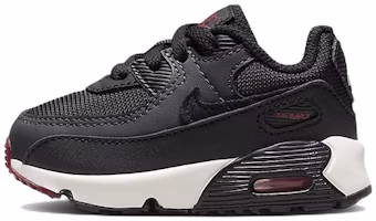 (Toddler) Nike Air Max 90 Leather 'Black Team Red' CD6868-022 (Toddler) Nike Air Max 90 Leather 'Black Team Red' CD6868-022