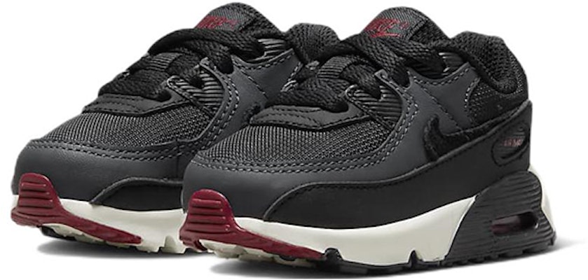 (小童)耐吉 Air Max 90 皮革 '黑色團隊紅' CD6868-022 Lookbook (小童)耐吉 Air Max 90 皮革 '黑色團隊紅' CD6868-022