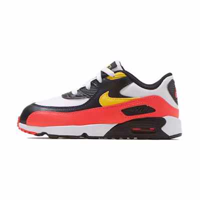 (TD) Nike Air Max 90 Leather 'Chrome Yellow Black Crimson'