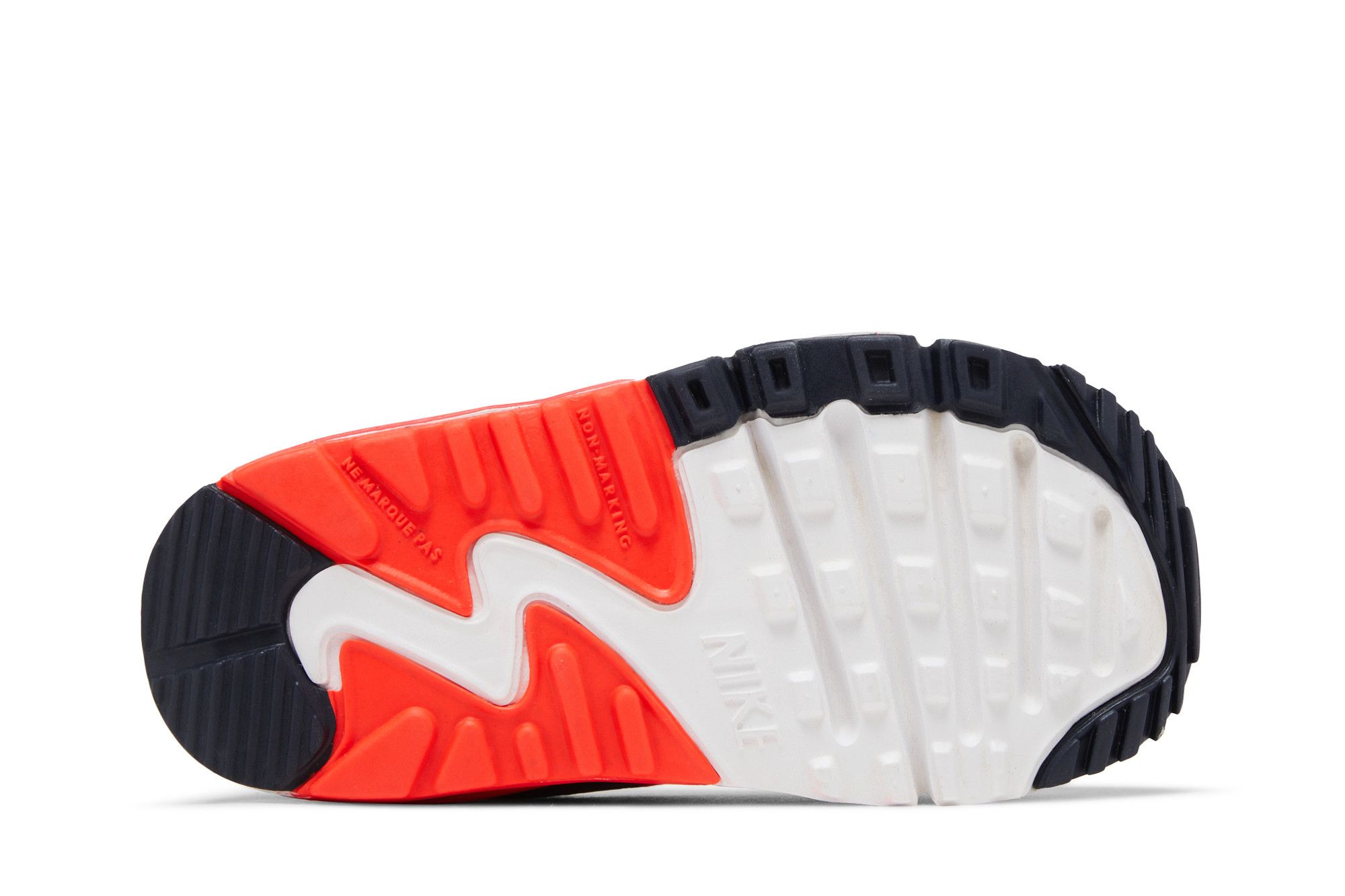 (TD) Nike Air Max 90 Leather 'Light Smoke Grey Bright Crimson' 圖 4