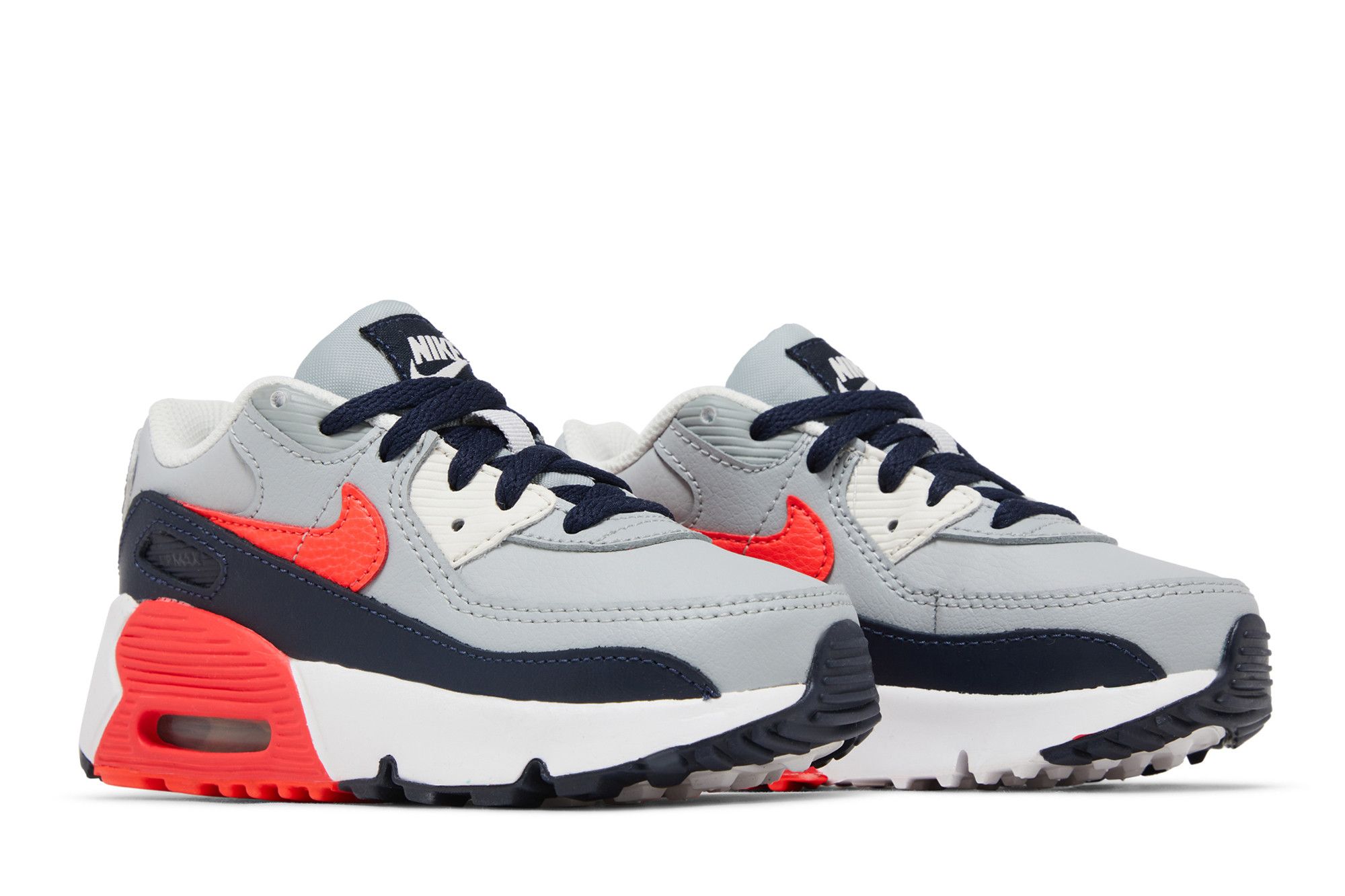 (TD) Nike Air Max 90 Leather 'Light Smoke Grey Bright Crimson' 圖 8