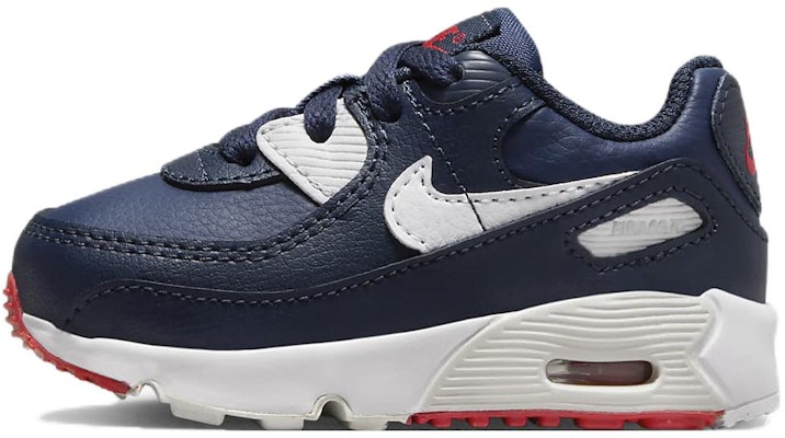 (Toddler) Nike Air Max 90 Leather 'Obsidian Track Red' DV3609-400 Buy (Toddler) Nike Air Max 90 Leather 'Obsidian Track Red' DV3609-400