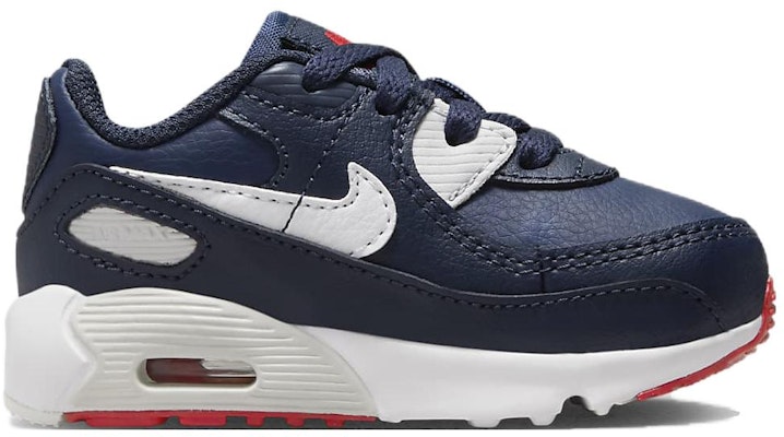 (Toddler) Nike Air Max 90 Leather 'Obsidian Track Red' DV3609-400 Order (Toddler) Nike Air Max 90 Leather 'Obsidian Track Red' DV3609-400