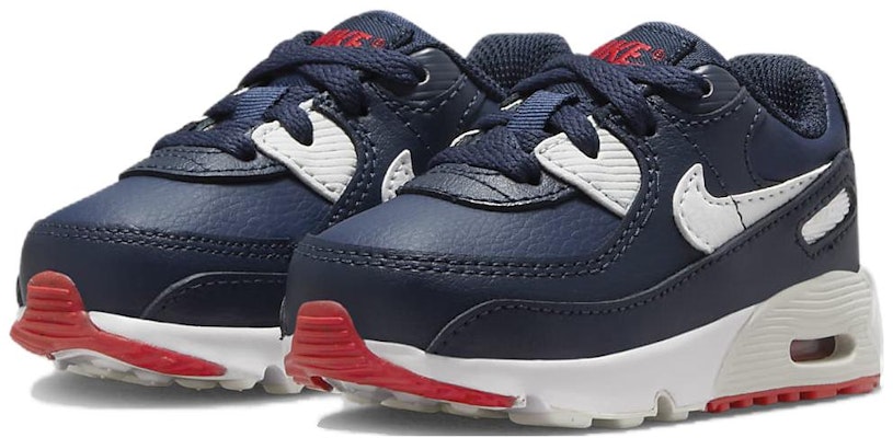 (Toddler) Nike Air Max 90 Leather 'Obsidian Track Red' DV3609-400 Lookbook (Toddler) Nike Air Max 90 Leather 'Obsidian Track Red' DV3609-400