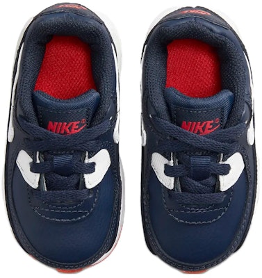 (Toddler) Nike Air Max 90 Leather 'Obsidian Track Red' DV3609-400 Shop (Toddler) Nike Air Max 90 Leather 'Obsidian Track Red' DV3609-400