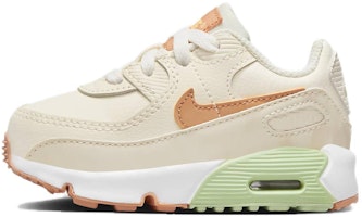(Toddler) Nike Air Max 90 Leather 'Pale Ivory Amber Brown' CD6868-122 (Toddler) Nike Air Max 90 Leather 'Pale Ivory Amber Brown' CD6868-122