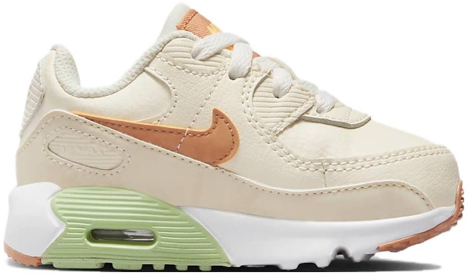 (Toddler) Nike Air Max 90 Leather 'Pale Ivory Amber Brown' CD6868-122 Order (Toddler) Nike Air Max 90 Leather 'Pale Ivory Amber Brown' CD6868-122