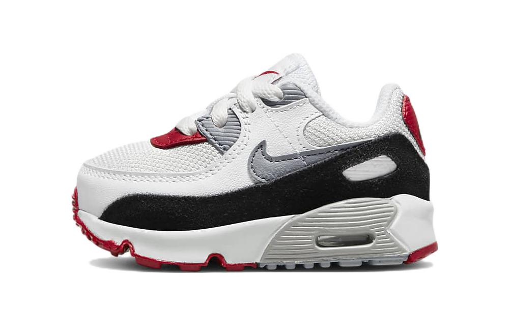 Buy TD 嬰童 Nike Air Max 90 低幫復古跑步鞋 白黑紅