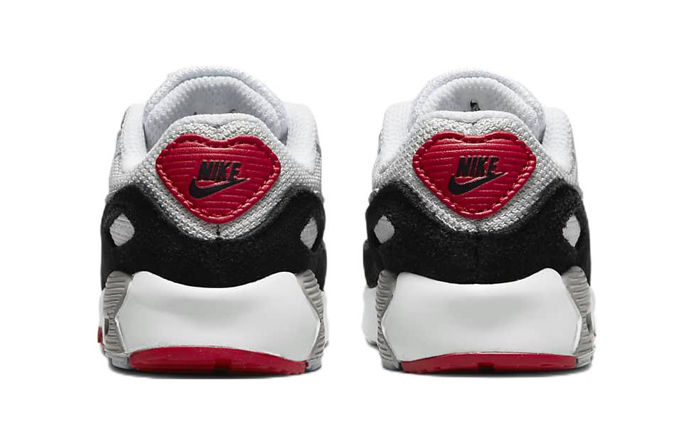 Purchase TD 嬰童 Nike Air Max 90 低幫復古跑步鞋 白黑紅