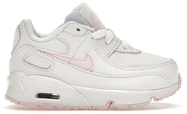 (Toddler) Nike Air Max 90 Leather 'White Pink Foam' CD6868-121 Buy (Toddler) Nike Air Max 90 Leather 'White Pink Foam' CD6868-121
