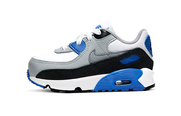 (TD) Nike Air Max 90 Leather 'White Royal Blue'