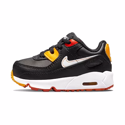(TD) Nike Air Max 90 Low-Top Running Shoes Black/White