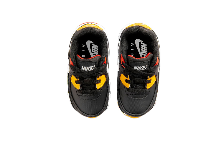 Shop (TD) Nike Air Max 90 Baskets Basses Noir/Blanc Running Homme/Femme CD6868-017