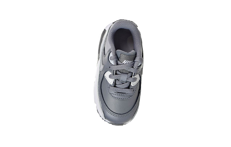Shop (TD) Nike Air Max 90 Baskets Basses Running Gris/Blanc 833416-013