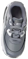 Shop (TD) Nike Air Max 90 Baskets Basses Running Gris/Blanc 833416-013