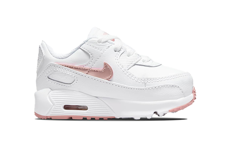 Order (TD) Nike Air Max 90 Baskets Basses Running Blanc/Rose CD6868-115
