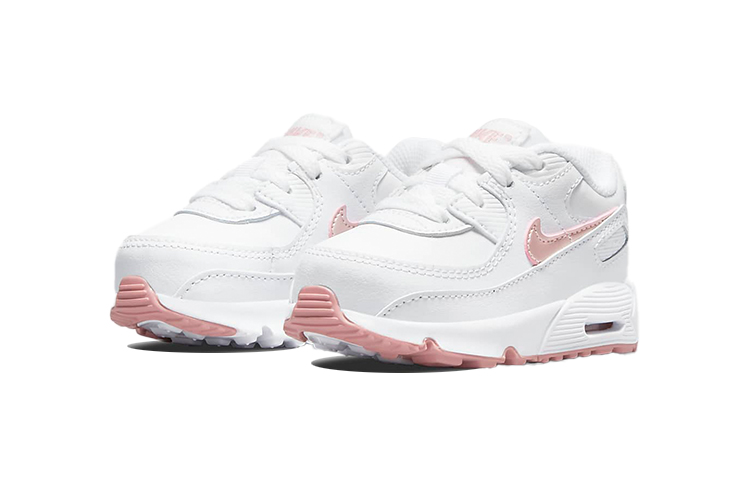 Lookbook (TD) Nike Air Max 90 Baskets Basses Running Blanc/Rose CD6868-115