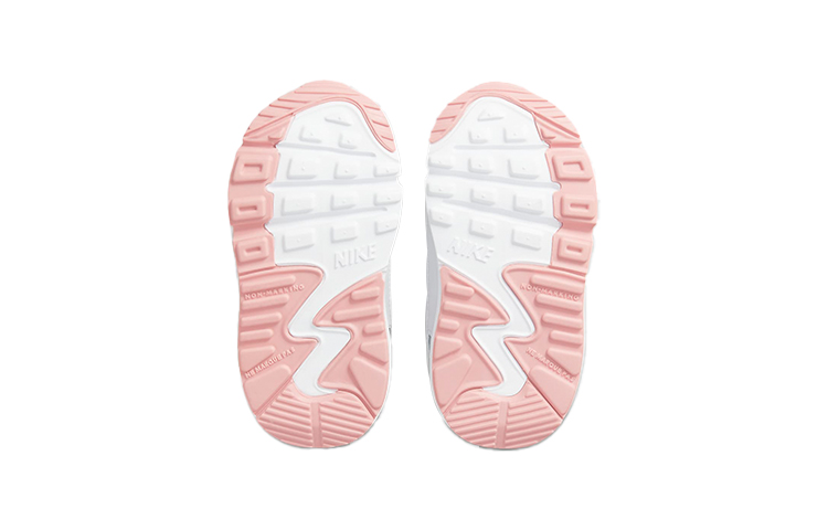 Details for (TD) Nike Air Max 90 Baskets Basses Running Blanc/Rose CD6868-115