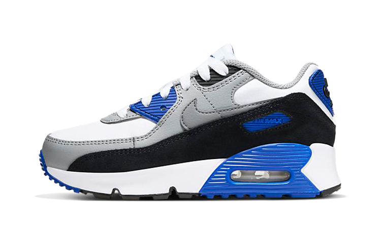 Buy (PS) Nike Air Max 90 Kulit 'Putih Royal Biru' CZ9442-100