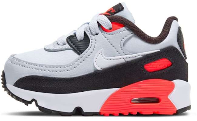(Toddler) Nike Air Max 90 Running Shoes Grey/Red/Black CD6868-012 Buy (Toddler) Nike Air Max 90 Running Shoes Grey/Red/Black CD6868-012