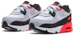 (TD) Nike Air Max 90 Kasut Larian Kelabu/Merah/Hitam CD6868-012