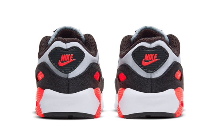 Purchase (TD) Nike Air Max 90 Kasut Larian Kelabu/Merah/Hitam CD6868-012