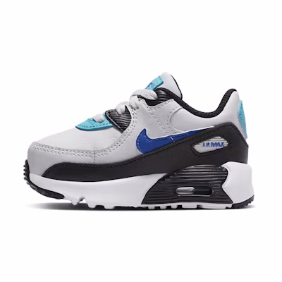 (TD) Nike Air Max 90 Sports Shoes Grey/Blue/Black