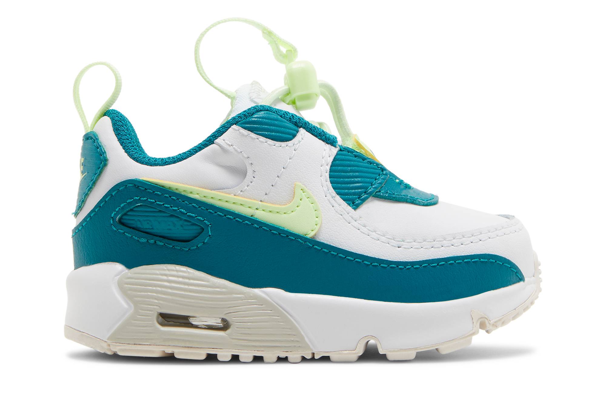 Buy (Toddler) Nike Air Max 90 Toggle 'White Bright Spruce' CV0065-124