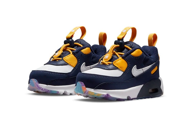 Lookbook (TD) Nike Air Max 90 Toggle SE 'Midnight Navy University Gold' Lelaki Malaysia DH9571-400