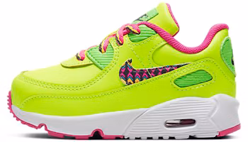 (Toddler) Nike Air Max 90 Volt Fire Pink Green Strike CW5798-700 (Toddler) Nike Air Max 90 Volt Fire Pink Green Strike CW5798-700