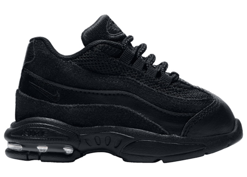 Buy (TD) Nike Air Max 95 'Triple Black' Hombre Mujer Negro Total 311525-055