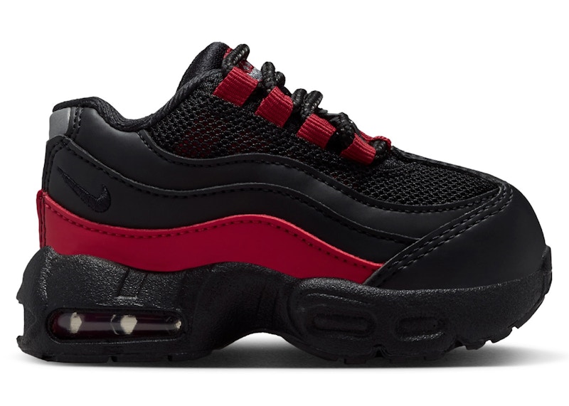 (Toddler) Nike Air Max 95 Recraft Black Team Crimson HQ6365-015