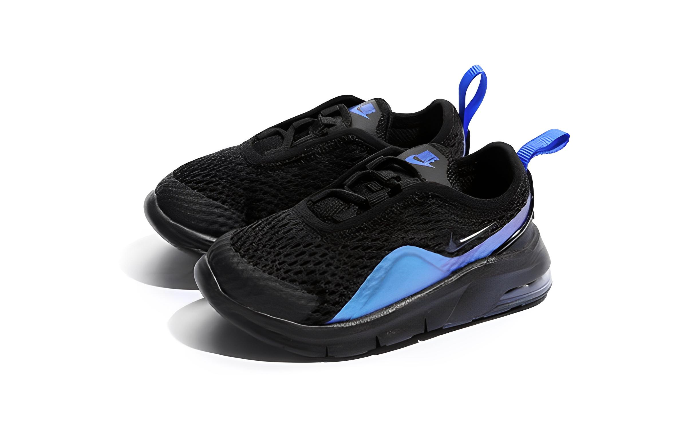 Lookbook (TD) ナイキ エアマックス モーション 2 ローカット ブラック ブルー AQ2744-005