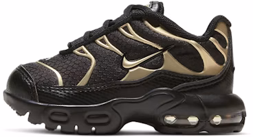 (Toddler) Nike Air Max Plus 'Black Metallic Gold Star' CD0611-011