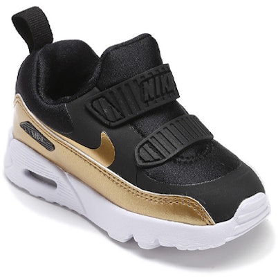 (TD) Nike Air Max Tiny 90 'Hitam Emas Metalik' 881928-006 Lookbook (TD) Nike Air Max Tiny 90 'Hitam Emas Metalik' 881928-006