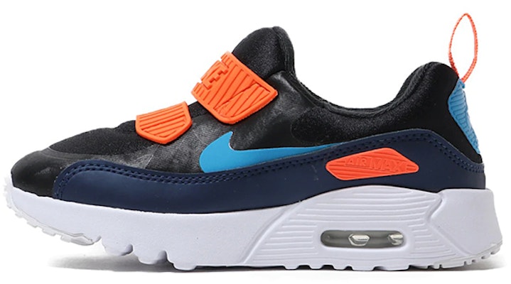 幼童 BP Nike Air Max Tiny 90 黑橙藍 Buy 幼童 BP Nike Air Max Tiny 90 黑橙藍